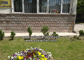 Andezit Çarpma Duvar Kaplaması