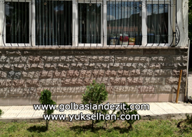 Andezit Duvar Kaplaması.