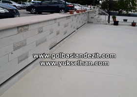 Andezit duvar kaplaması ve Andezit harpuşta