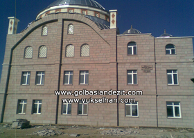 Andezit ile Cami kaplaması - Bolu